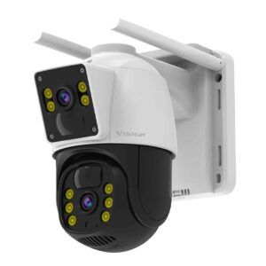 VSTARCAM BG66DR 4G LTE SiM SHD 1296p 3.0MP กล้องวงจรปิดใส่ซิม แผงโซล่าเซลล์ เลนส์กล้องคู่ แบตเตอรี่ในตัว 8000mA