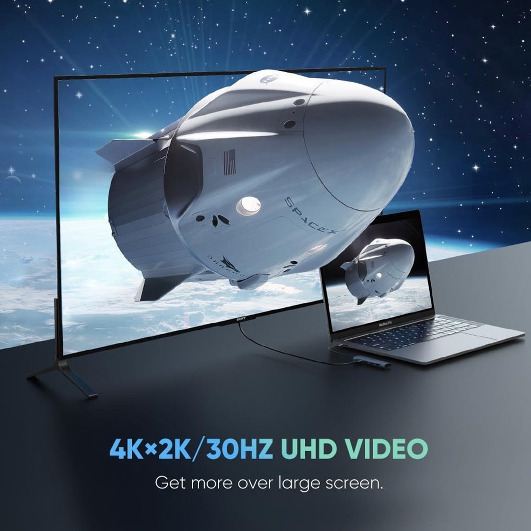 UGREEN USB C HUB 6 In 1 USB Type C - Image 6